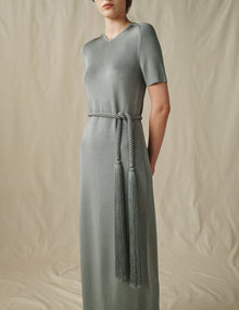 Womens | The Knit T-Shirt Dress | Steel