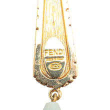 Fendi | Pre-Owned Gold Plated Turquoise French Hook Earrings | Gold