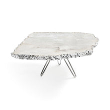 Torta Cake Stand | Pure Silver-Plated | Crystal