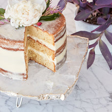 Torta Cake Stand | Pure Silver-Plated | Crystal
