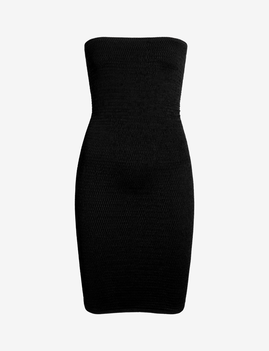 Tube Knit Skirt/Dress::Black::Main
