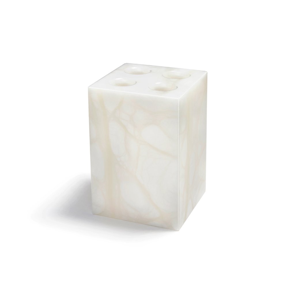 Tessuto Toothbrush Holder | White | Alabaster