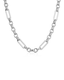 The Charlotte Link Chain Necklace | Silver