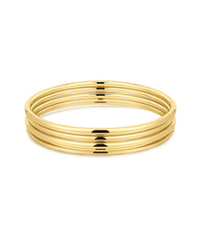 The Sophia Bangle Set | Gold