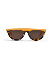 The Brow | Cantaloupe Tort | Brown Lenses