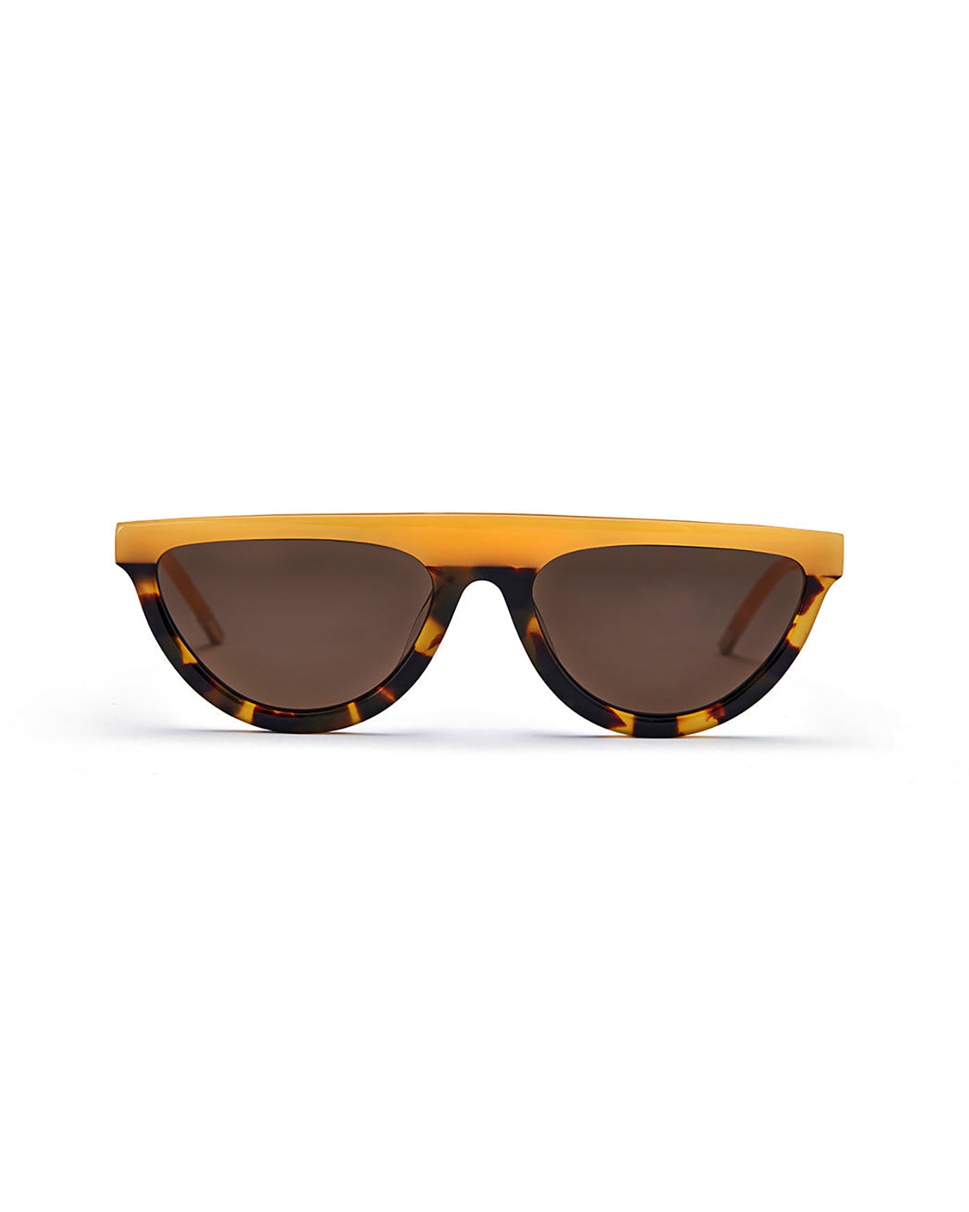 The Brow | Cantaloupe Tort | Brown Lenses