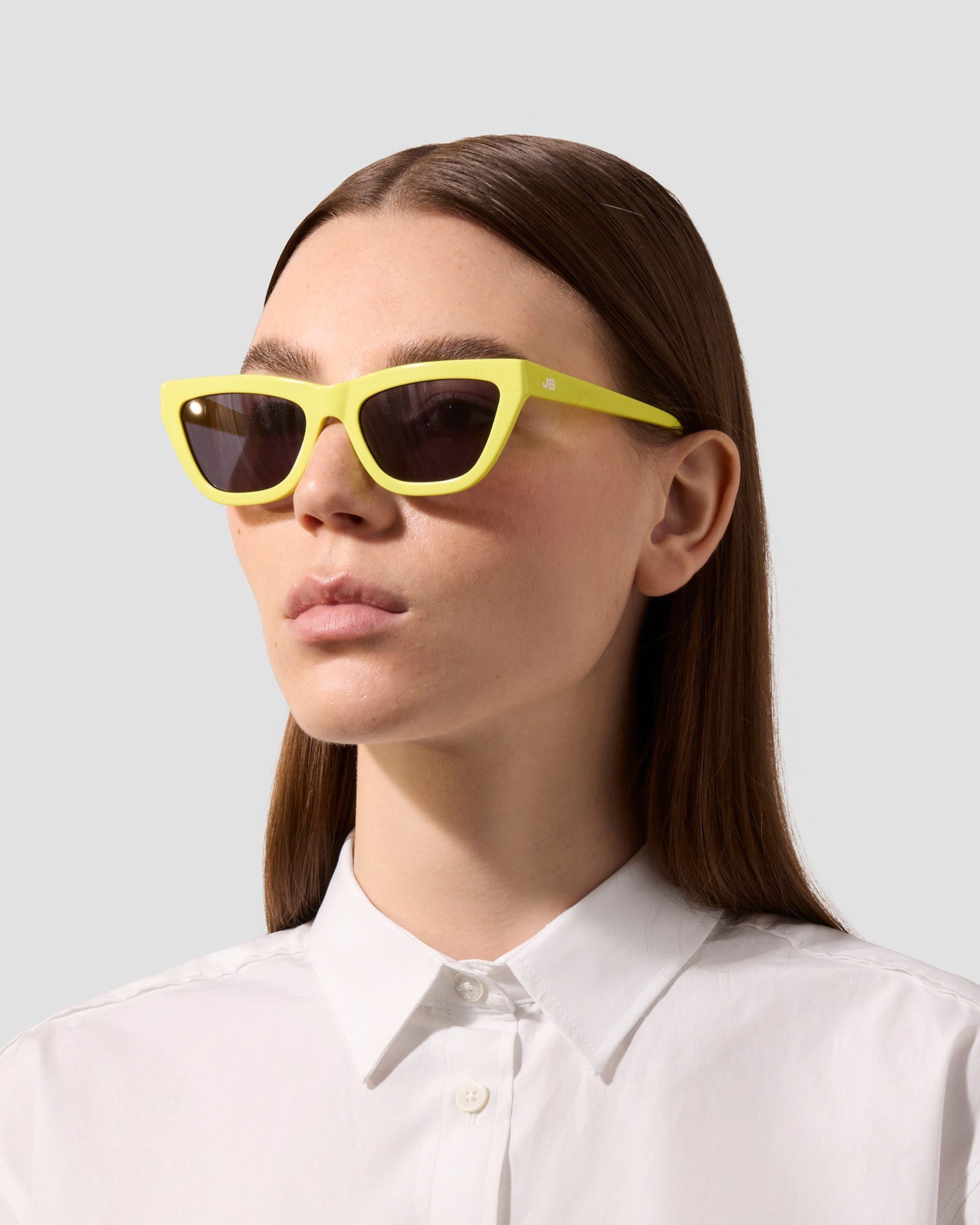 The Cateye | Lemon | Grey Lenses