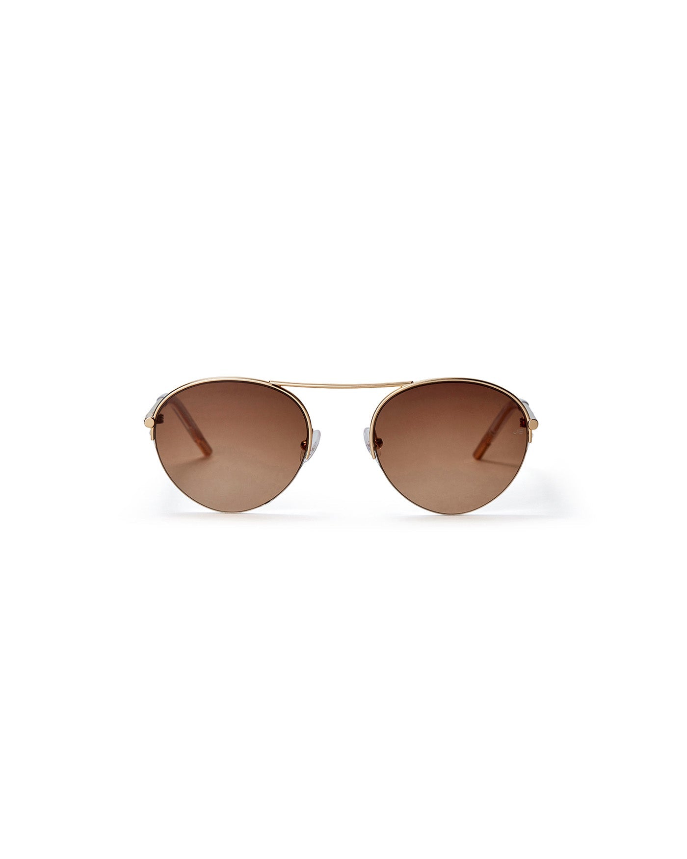 The Round | Gold | Brown Gradient Lenses