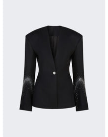 The Attico | Women | Blazer | Black x Silver