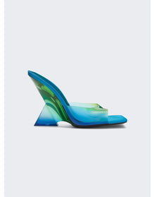 The Attico | Women | Cheope Mule Heel 105mm | Degrade Blue