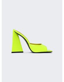 The Attico | Women | Devon Mule 115mm | Fluorescent Yellow