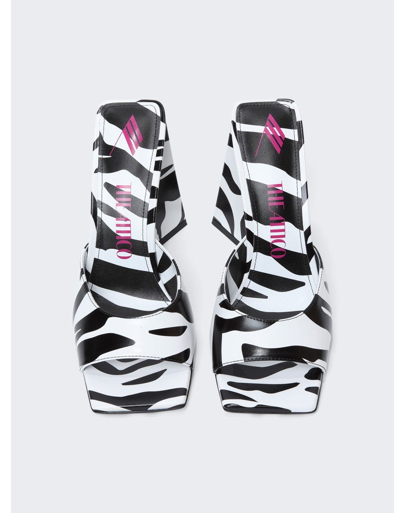 The Attico | Women | Devon Mule 115mm | White x Black