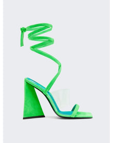 The Attico | Women | Isa Sandal 115mm | Fluorescent Green