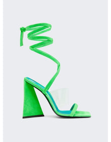 The Attico | Women | Isa Sandal 115mm | Fluorescent Green
