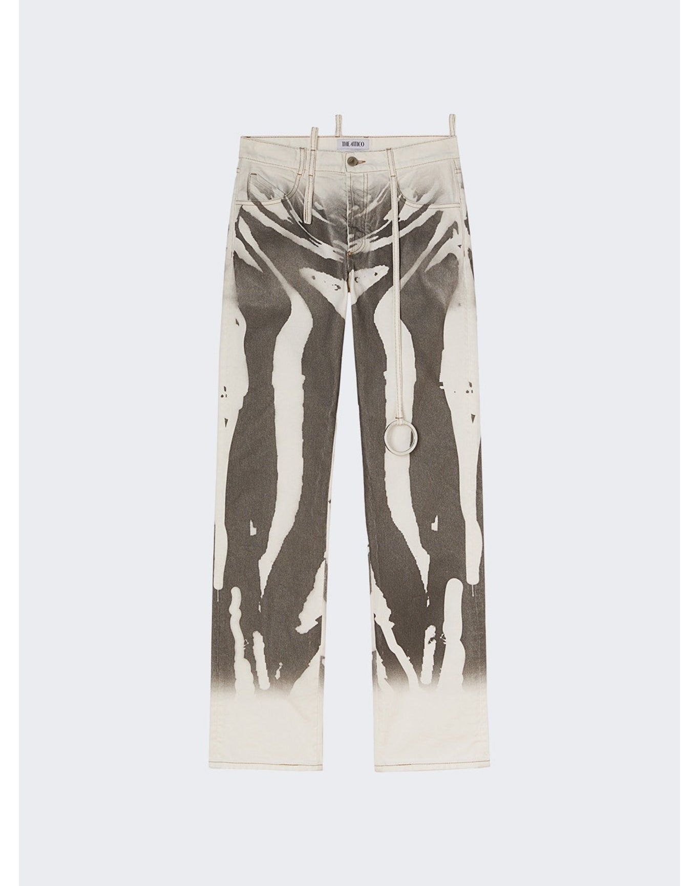 The Attico | Women | Long Pants | Dark Grey x White