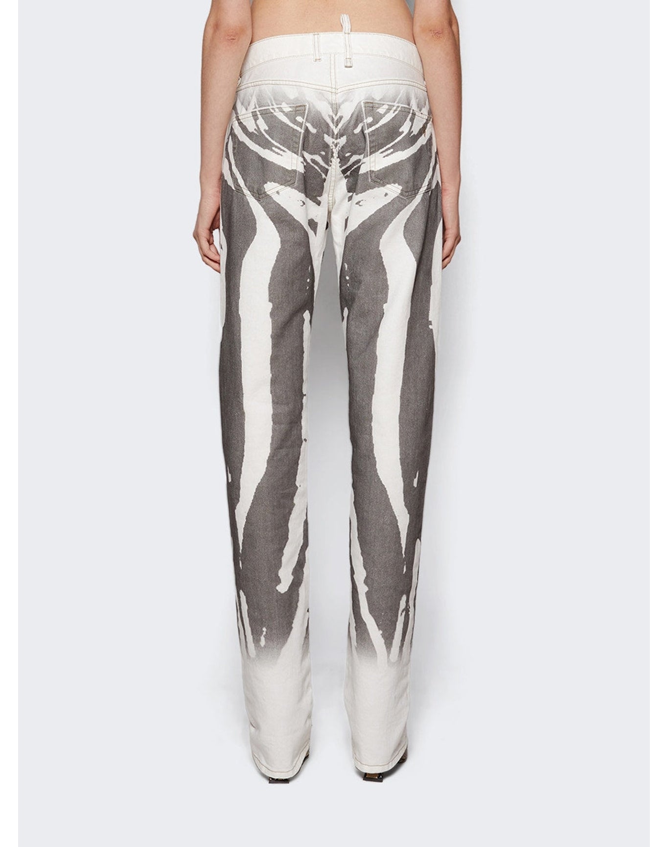 The Attico | Women | Long Pants | Dark Grey x White