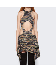 The Attico | Women | Magnolia Mini Dress | Military Green