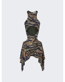 The Attico | Women | Magnolia Mini Dress | Military Green
