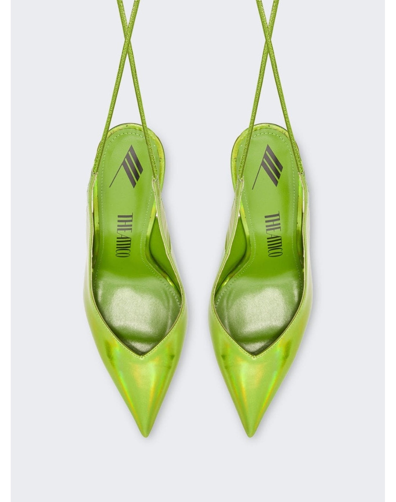 The Attico | Women | Venus Slingback Pump 105mm | Lime Green