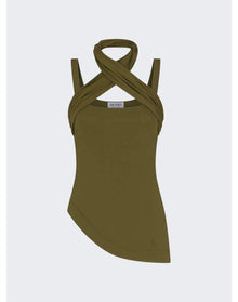 The Attico | Women | Yuri Tank Top | Khaki