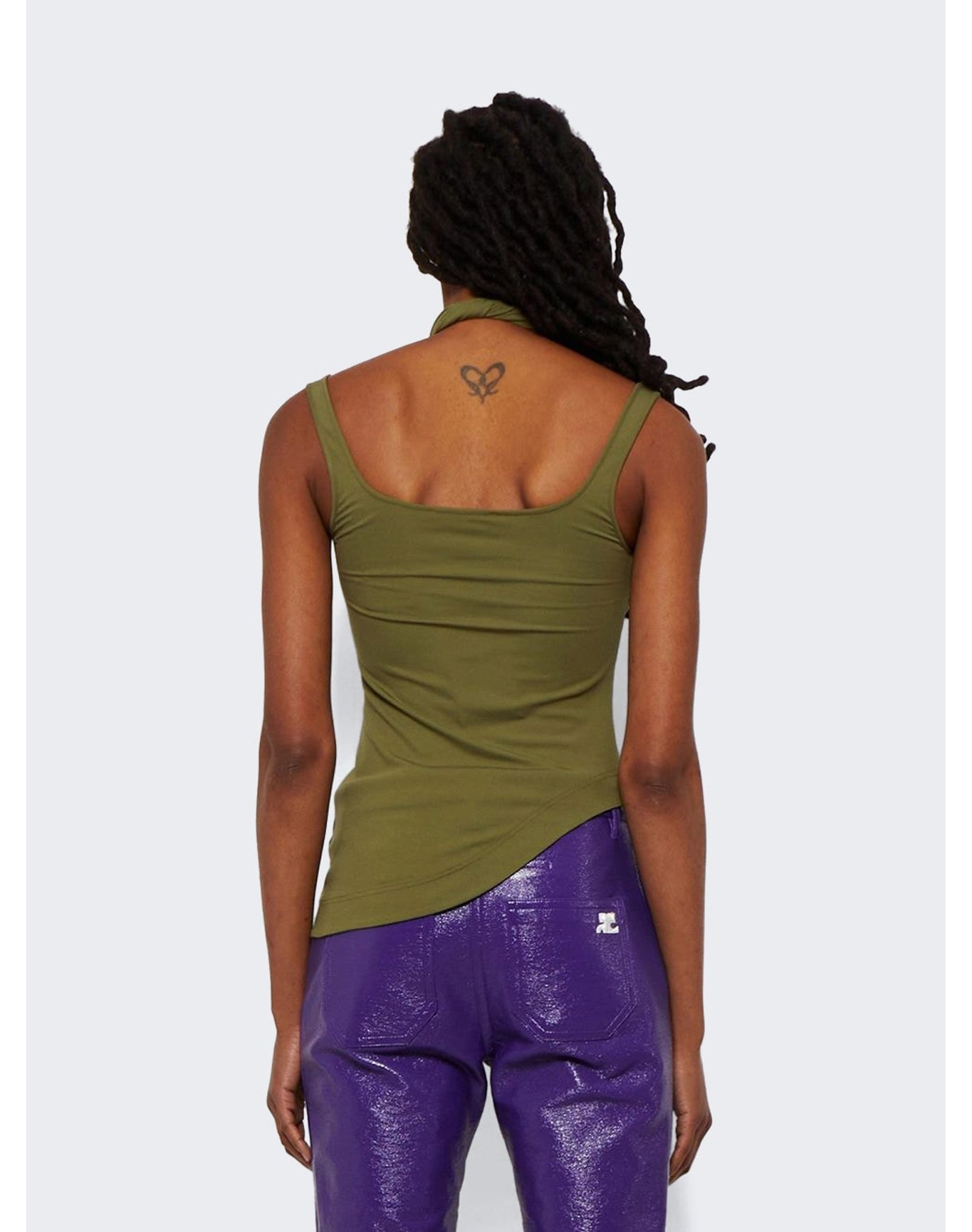 The Attico | Women | Yuri Tank Top | Khaki