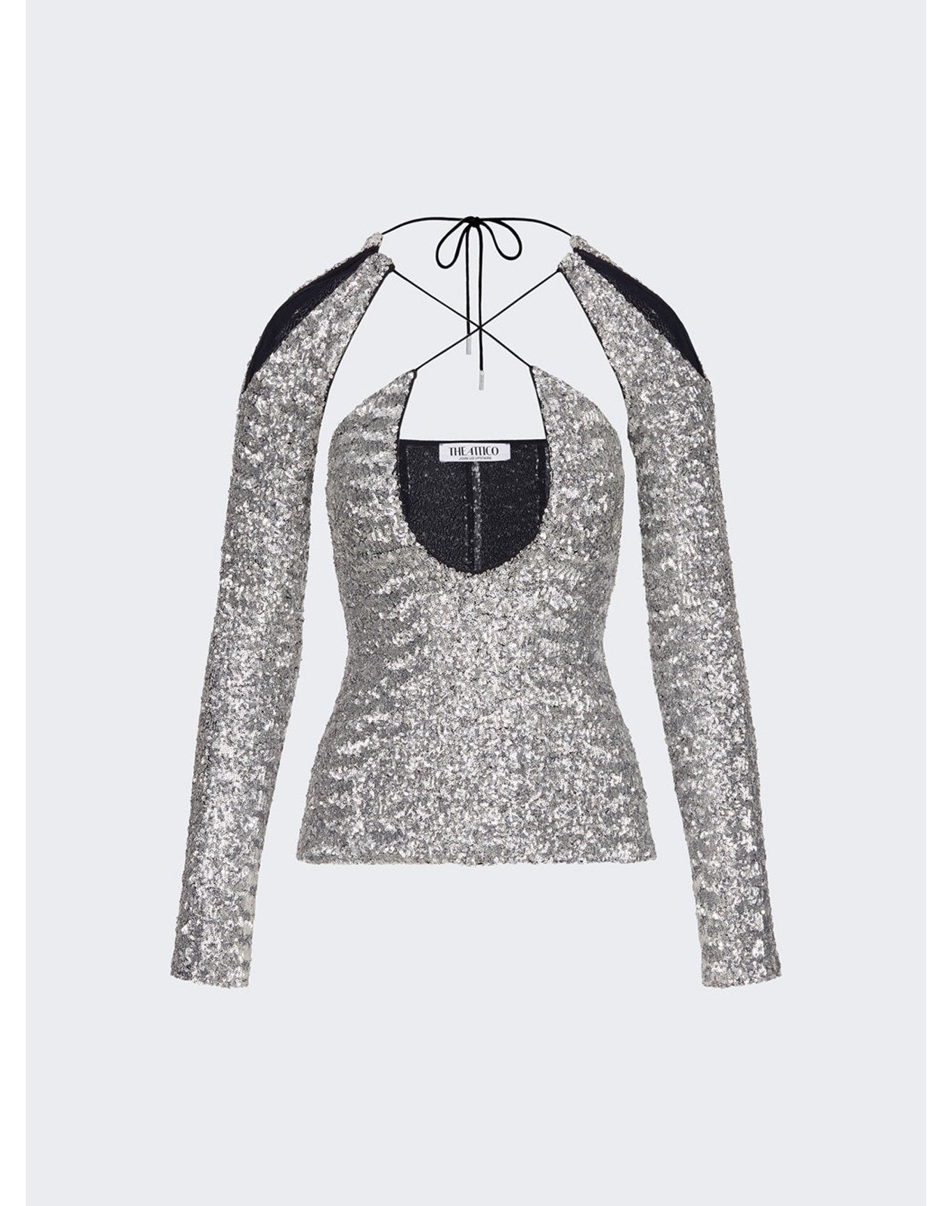 The Attico | Women | Zane Top | Silver
