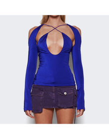 The Attico | Women | Zane Top | Vivid Violet