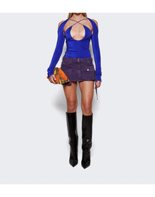 The Attico | Women | Zane Top | Vivid Violet