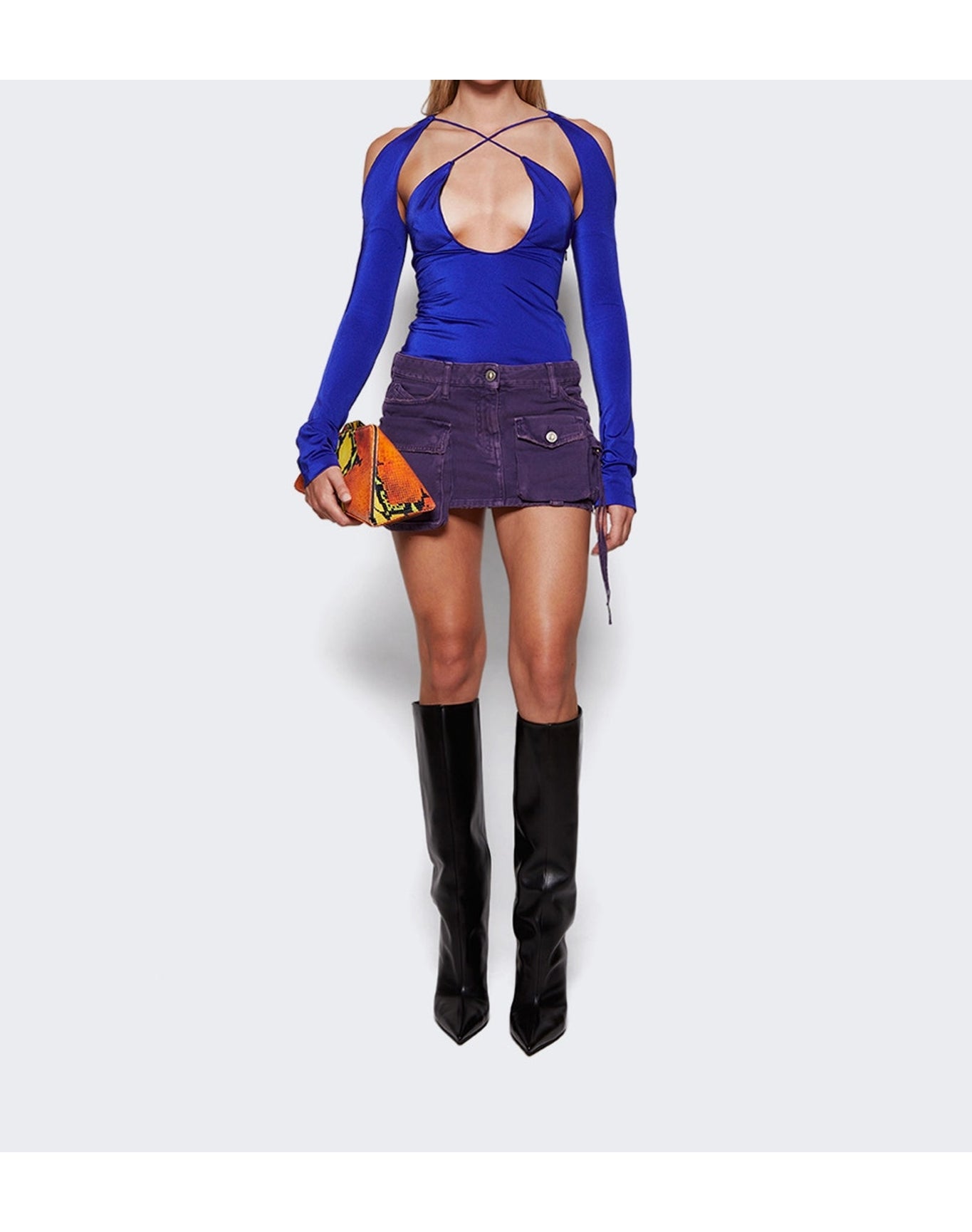 The Attico | Women | Zane Top | Vivid Violet