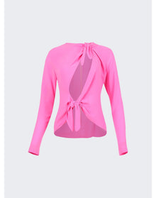 The Attico | Women | Zelda Blouse | Neon Fuchsia Pink