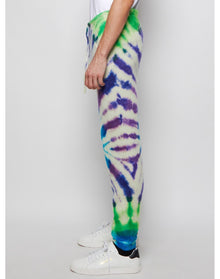 The Elder Statesman | Men | Mordechai Swirl Cashmere Sweatpants | Multicolor