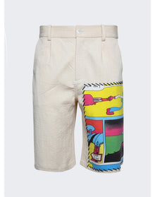 The Elder Statesman | Men | Ripple Pleat Virot Short | Ivory