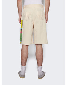 The Elder Statesman | Men | Ripple Pleat Virot Short | Ivory