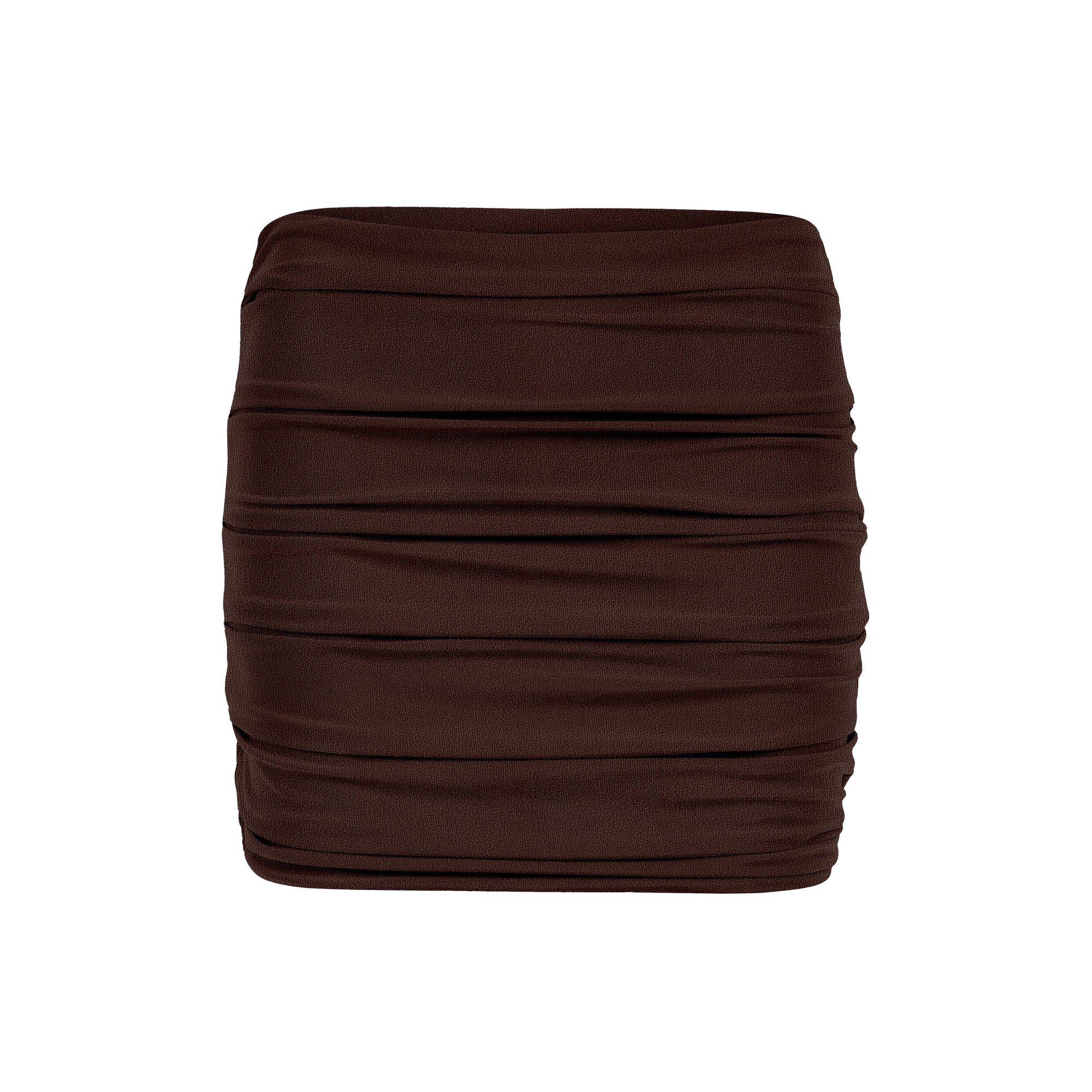 Thea Skirt | Espresso Terry Sheen