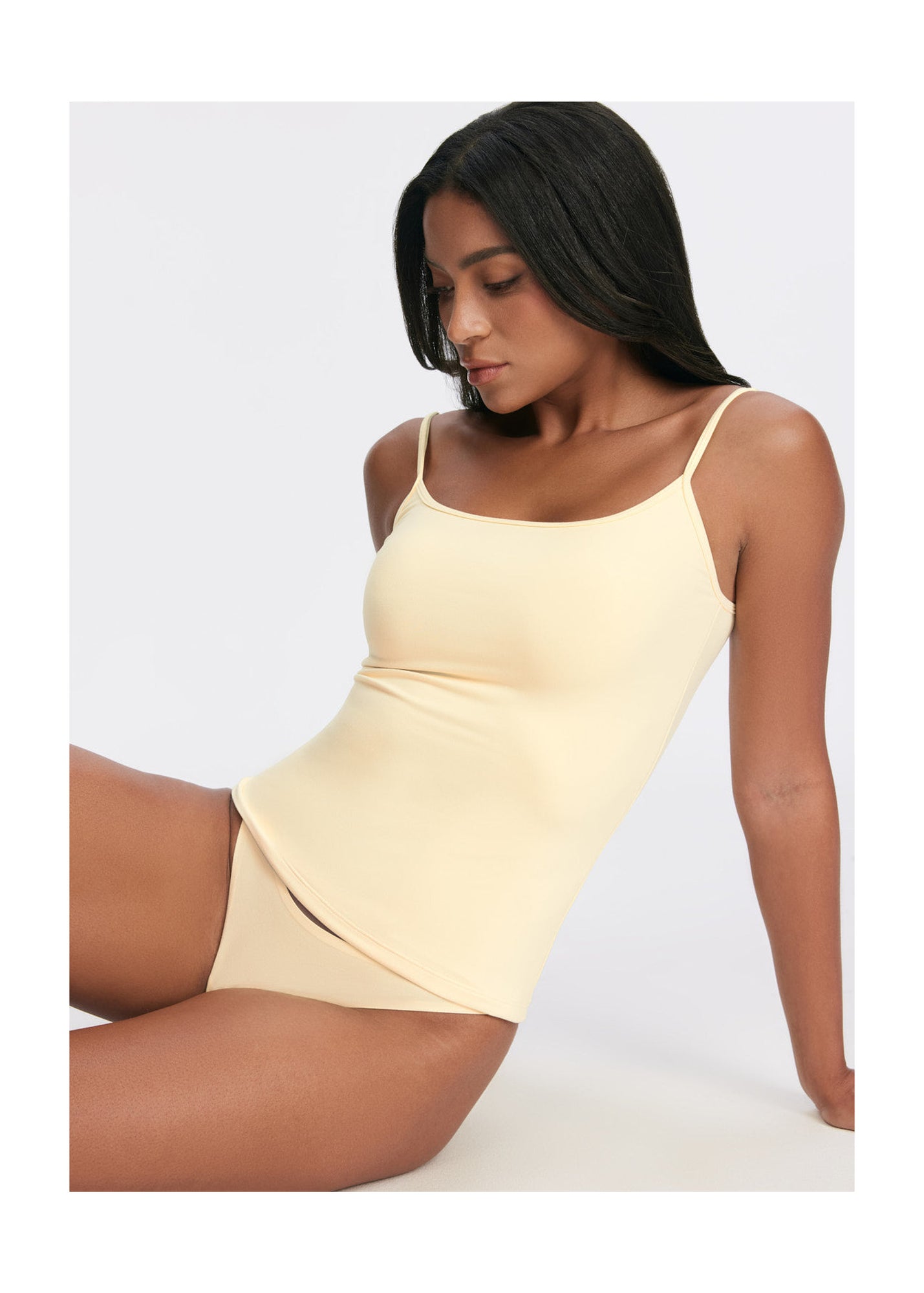 Thin Strap Tank Top | Lemon Meringue