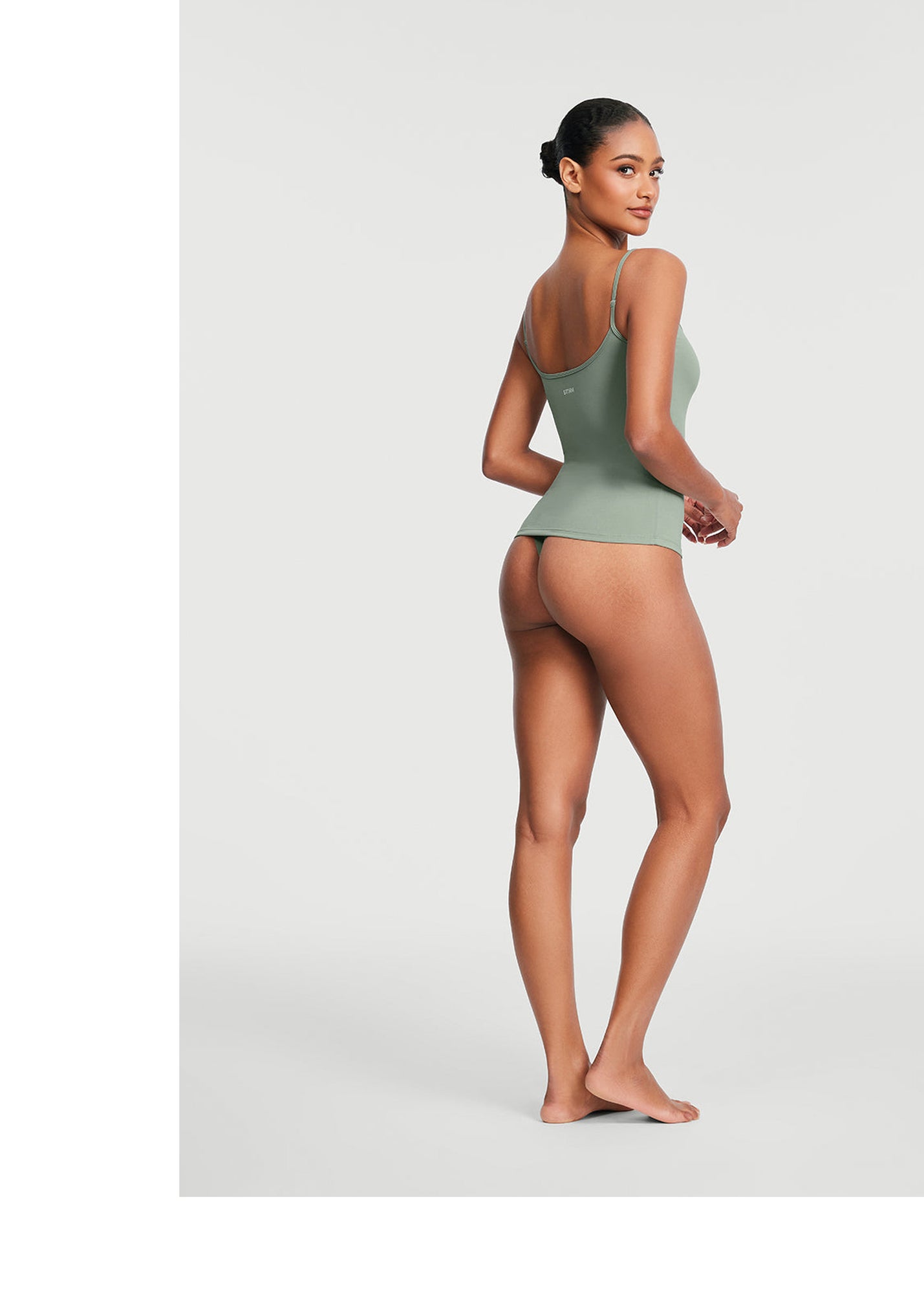 Thin Strap Tank Top | Sage Green