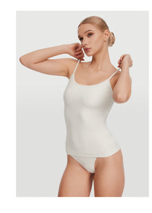 Thin Strap Tank Top | White