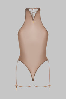 Halter Neck Thong Bodysuit - French Kiss Light