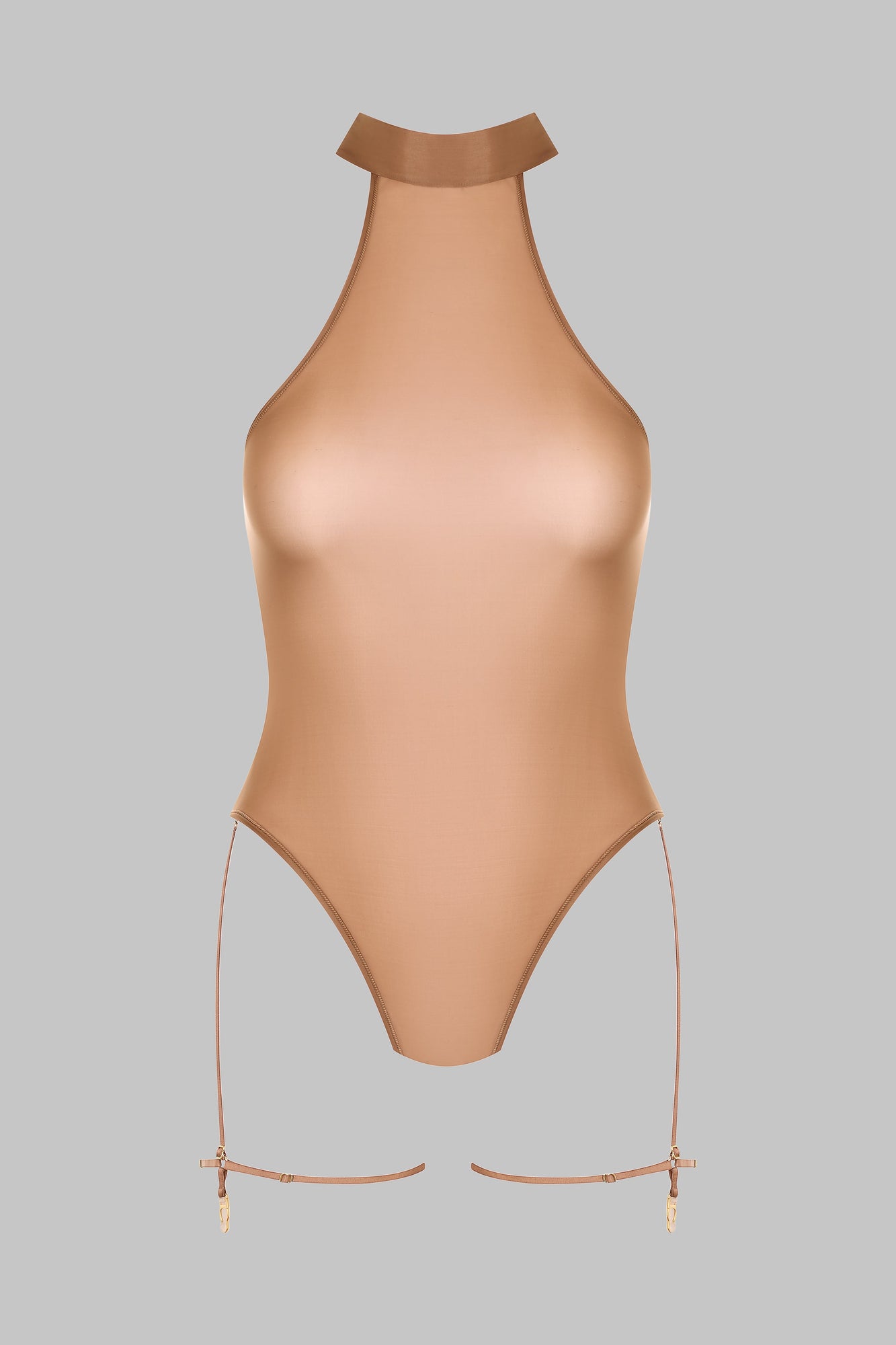 Halter Neck Thong Bodysuit - French Kiss Light