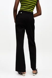 Trousers in Bonded Crepe | Black