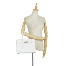 Hermes | Pre-Owned Clemence Birkin 30 | White
