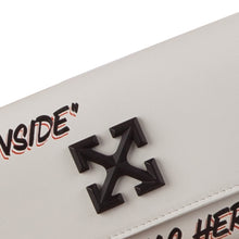 Off-White | Pre-Owned Jitney Quote Wallet on Chain | White