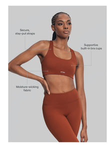 Ultimate Mesh Top | Rust Brown