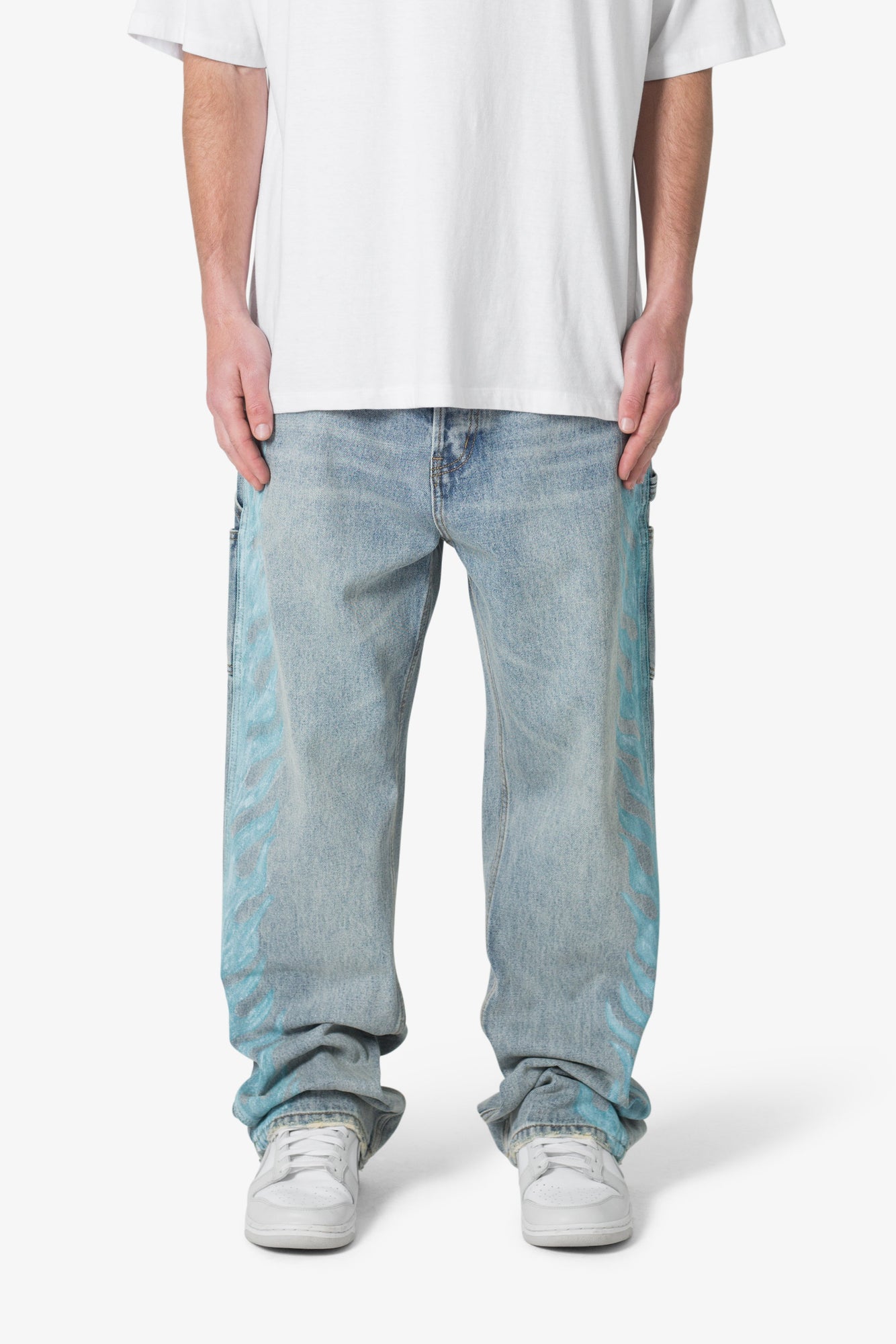 Ultra Baggy Flame Denim | Blue