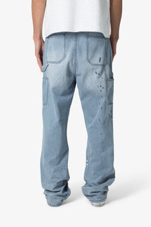 Ultra Baggy Jacquard Carpenter Pants | Grey