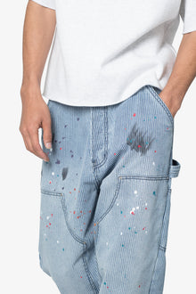 Ultra Baggy Jacquard Carpenter Pants | Grey
