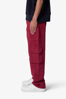 Ultra Baggy Pocketeer Denim | Burgundy