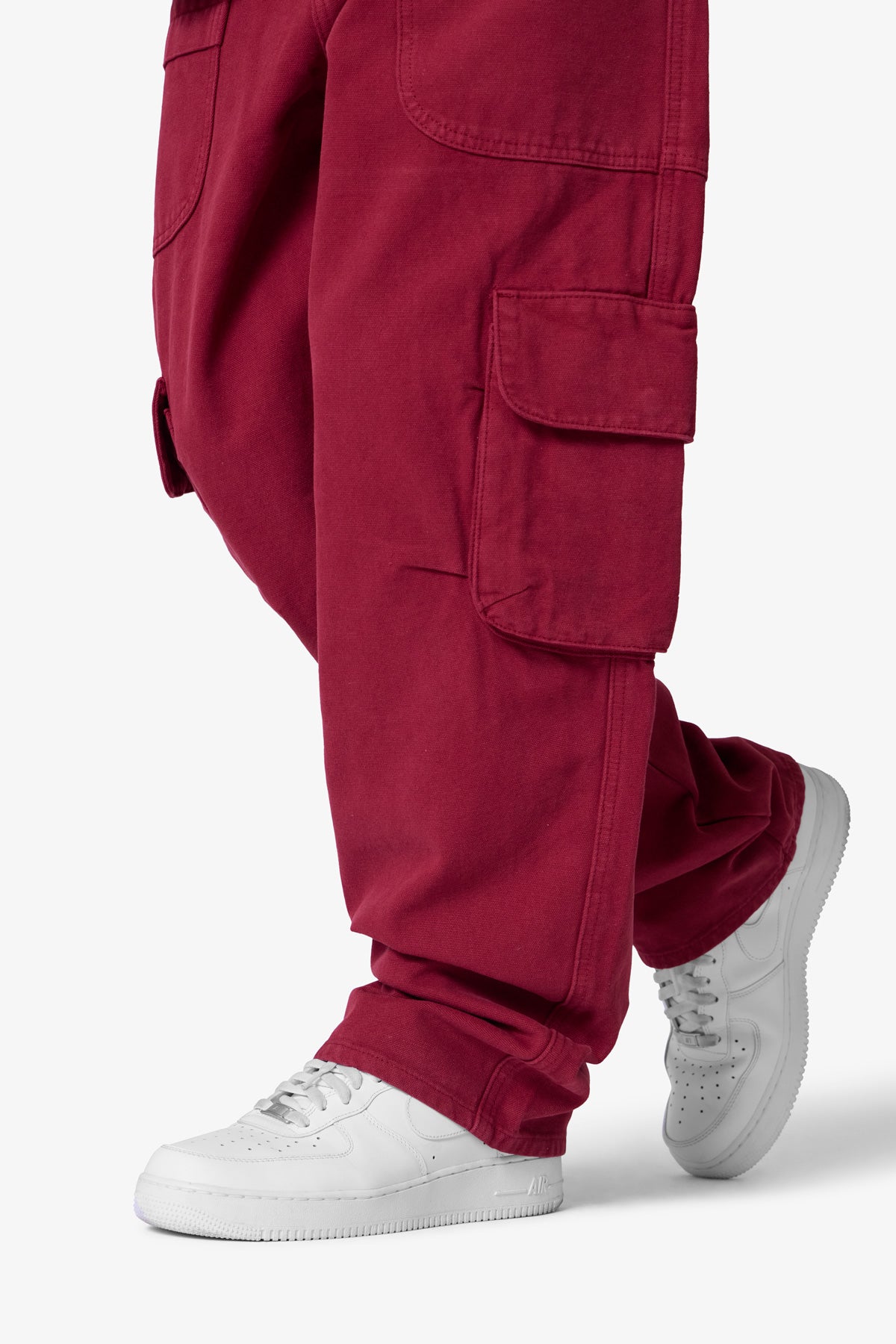 Ultra Baggy Pocketeer Denim | Burgundy