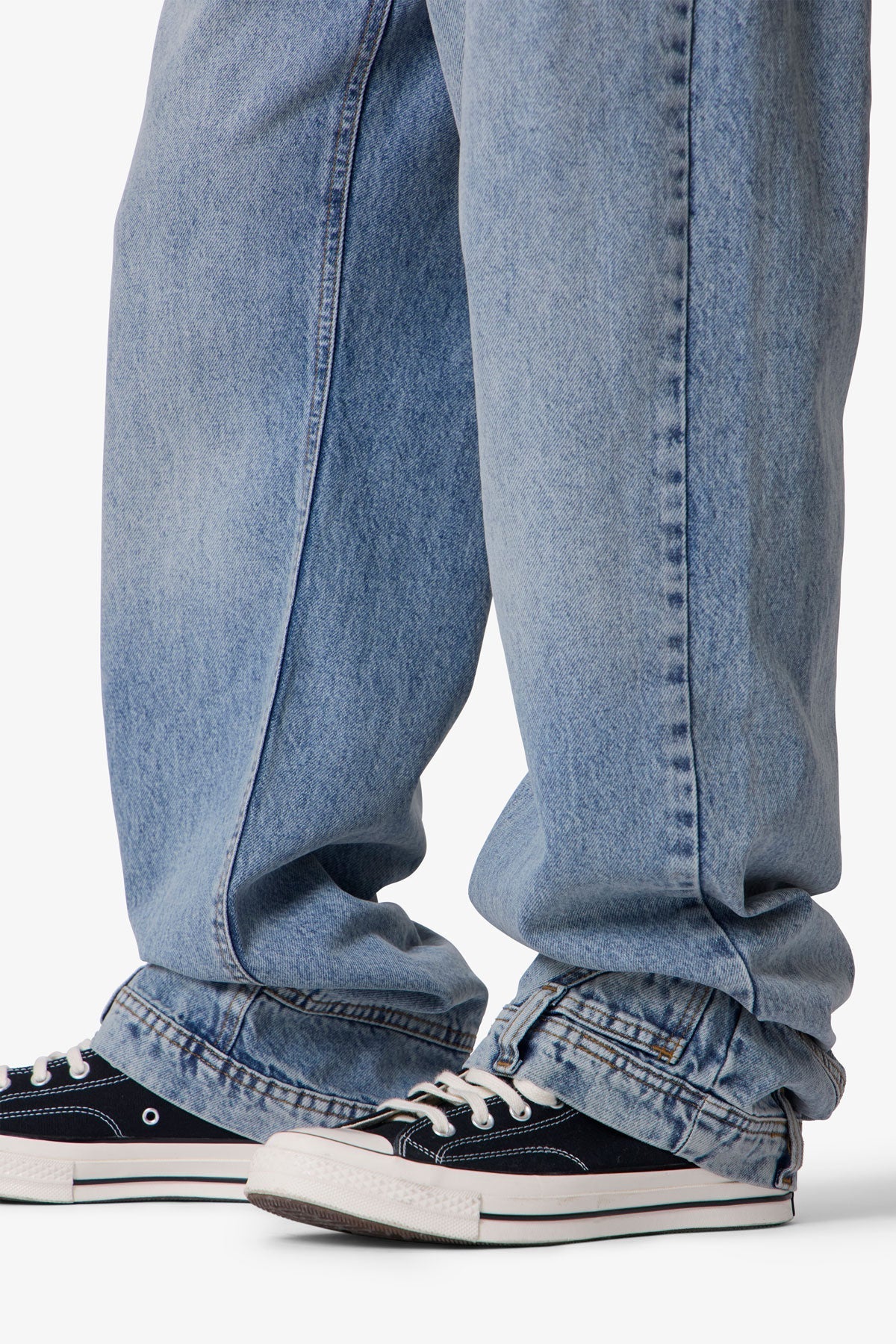 Ultra Baggy Reconstructed Denim | Washed Blue