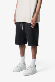 Ultra Baggy Sweatshorts | Washed Black